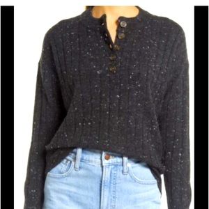 Madewell donegal Bowden Henley sweater